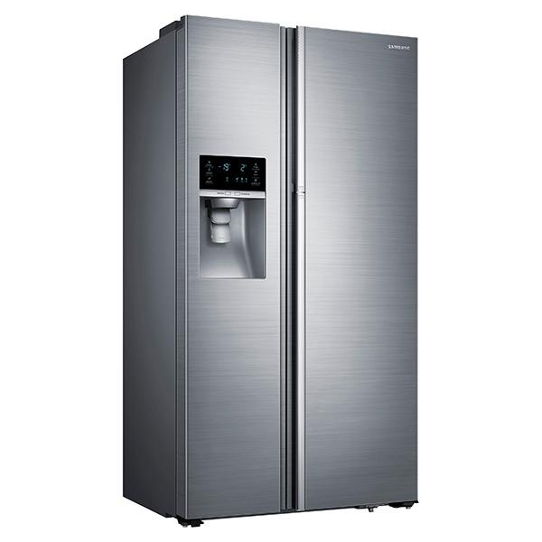 22 cu. ft. Capacity Counter Depth Side-by-Side Food ShowCase Refrigerator (Stainless Steel)