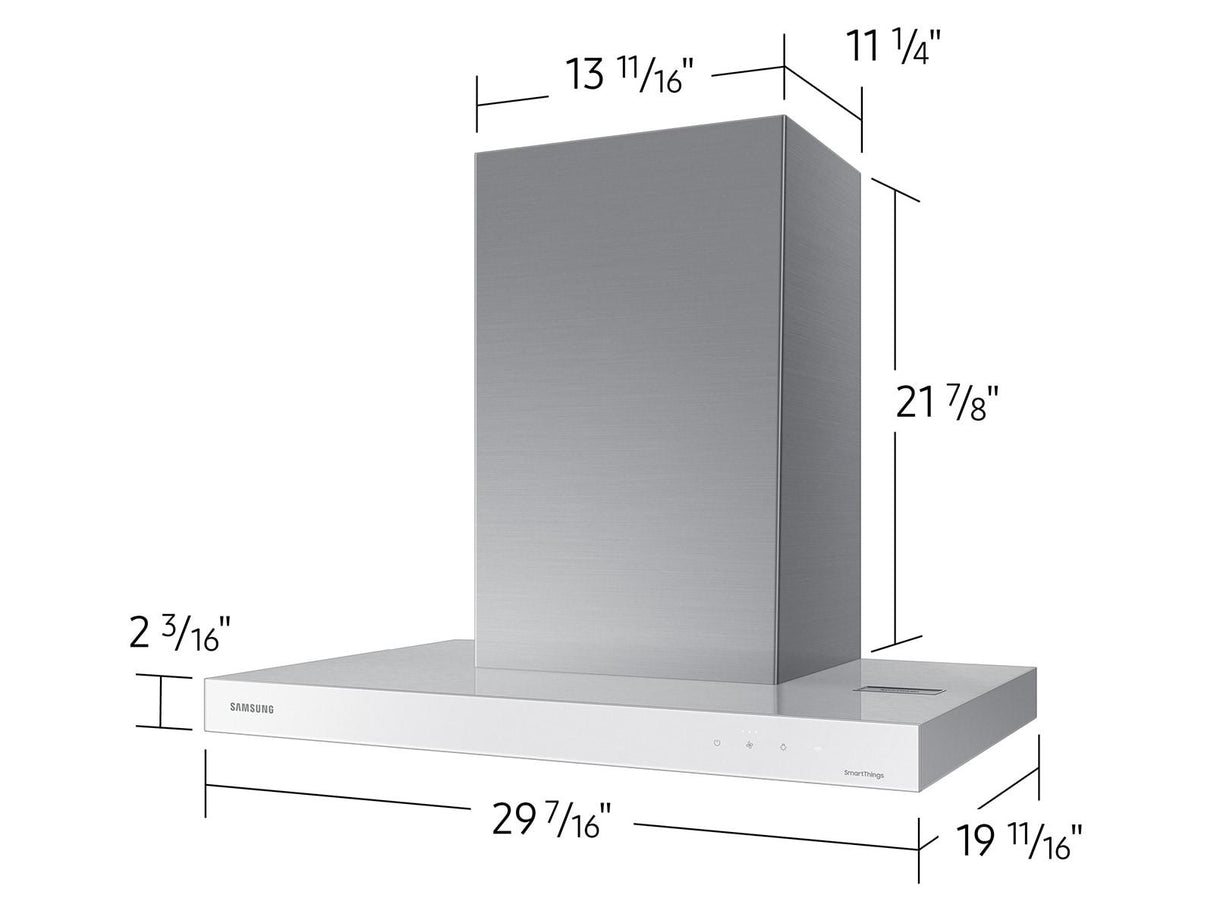Bespoke Hood Low Noise  630 CFM  30" Width
