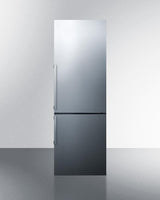 Frost-free Bottom Freezer Refrigerator In Stainless Steel With Factory Installed 8 Lb. Icemaker and Digital Controls