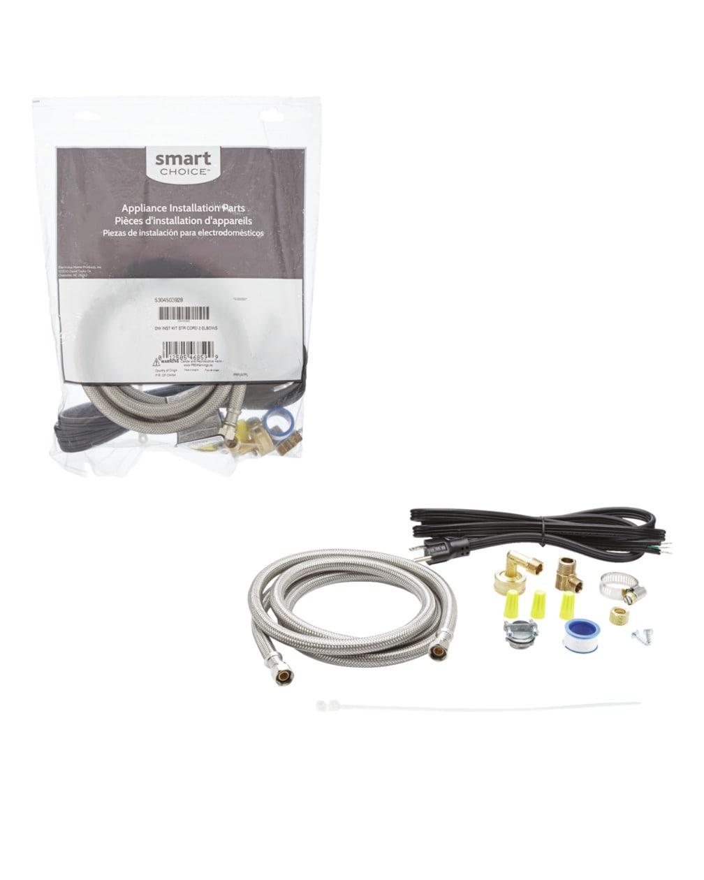 Dishwasher Installation Kit with 6' Stainless Steel Cord
