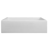 ZLINE 36" Venice Farmhouse Reversible Fireclay Sink (FRC5122) [Color: White Gloss]