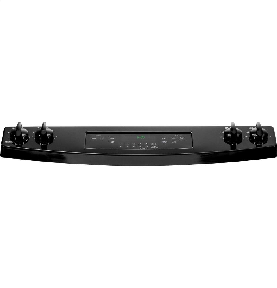 GE® 30" Slide-In Front Control Gas Range