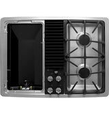 GE Profile™ Series Built-In Downdraft Gas Modular Cooktop