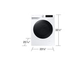 Compact Front Load Washer Wi-Fi Connectivity  Super Speed Wash  2.5 cu.ft.