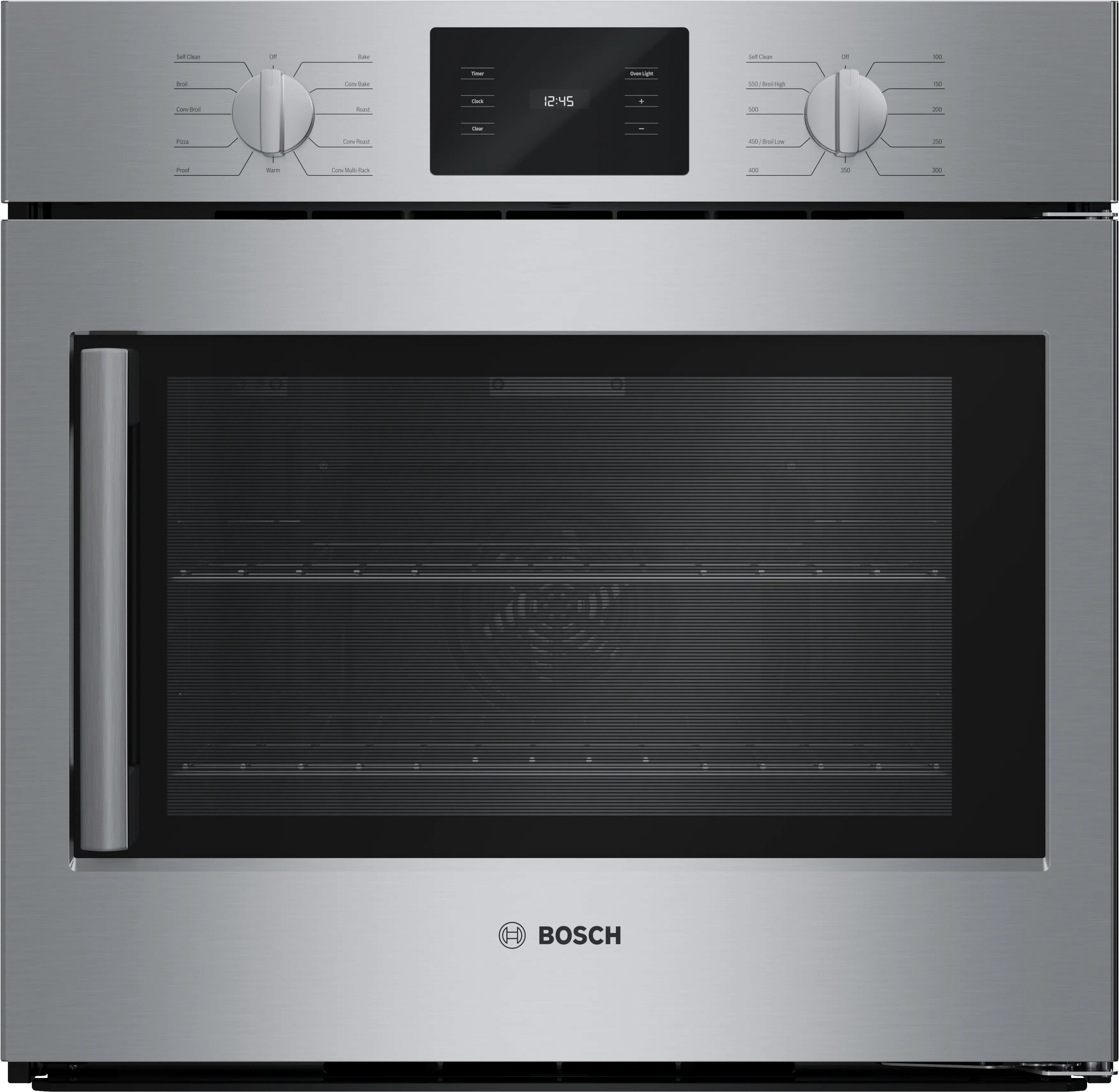 500 Series Single Wall Oven 30" Right SideOpening Door, Stainless Steel