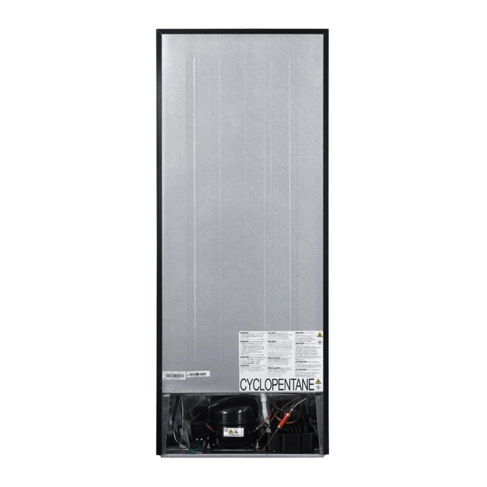 Verona VEFTF2412RBK 24 inch Top Freezer Refrigerator with 12 cu. ft. Total Capacity, Reversible Doors, Recessed Handle, Energy Star (Black)