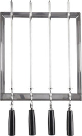 PRO Series Stainless Steel Rotating Skewer Rack