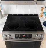GE® ENERGY STAR® 30" Slide-In Electric Range with Crisp Mode