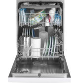 GE® Front Control with Stainless Interior Door Dishwasher with Sanitize Cycle & Dry Boost
