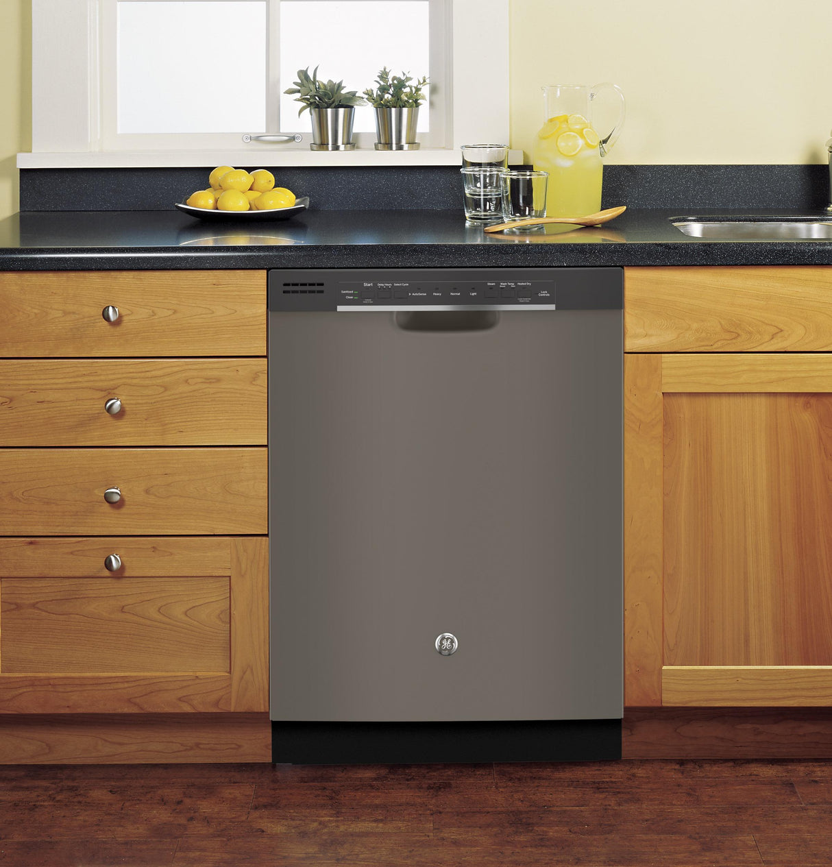 GE® Dishwasher with Front Controls