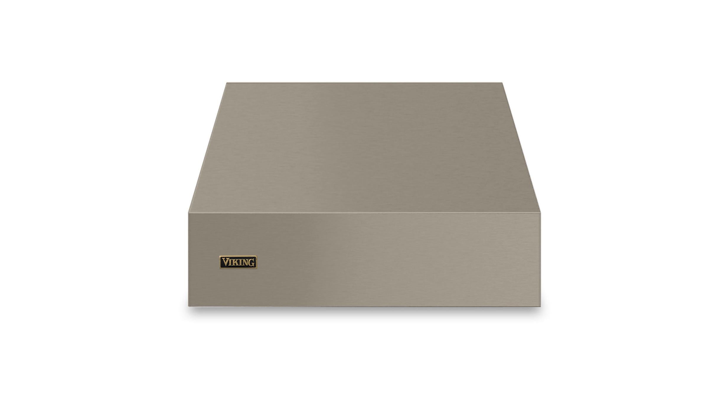 30"W. 18"H. Wall Hood (Finish: Nantucket, Trim: Brushed Brass)