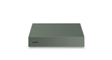 30"W. 12"H. Wall Hood + Ventilator (Finish: Eucalyptus, Trim: Brushed Brass)
