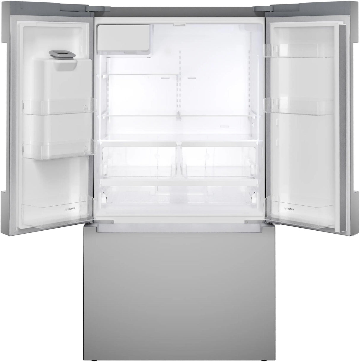 100 Series French Door Bottom Mount Refrigerator 36" Stainless steel (with anti-fingerprint), Total No Frost