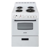 Avanti 24" Electric Range - White