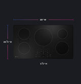 GE Profile™ ENERGY STAR® 36" Built-In Touch Control Induction Cooktop