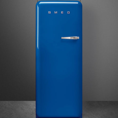 Approx 24 " 50'S Style Refrigerator with ice compartment, Blue, Left hand hinge