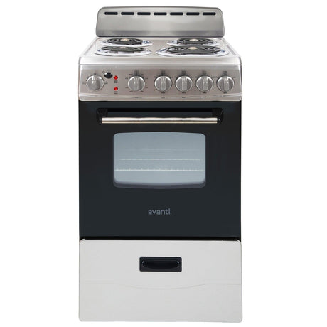 Avanti 20" Electric Range - White