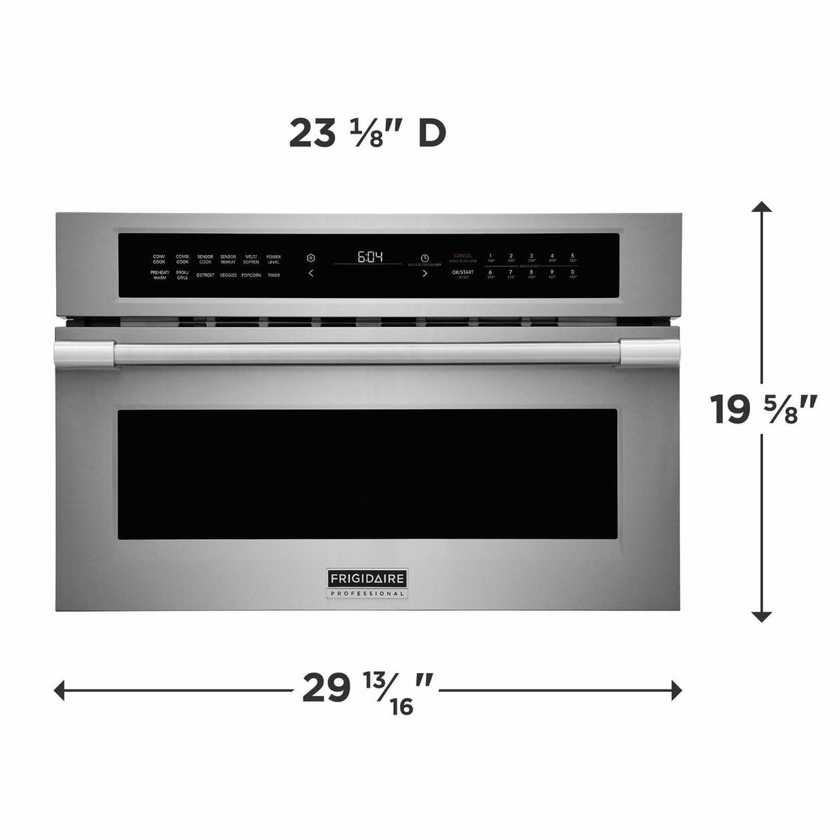 30" Built-In Convection Microwave Oven with Drop-Down Door
