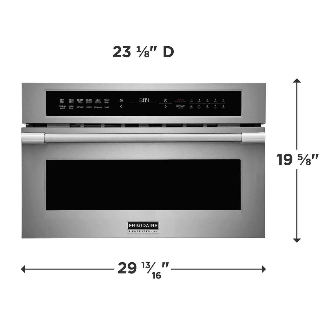 30" Built-In Convection Microwave Oven with Drop-Down Door