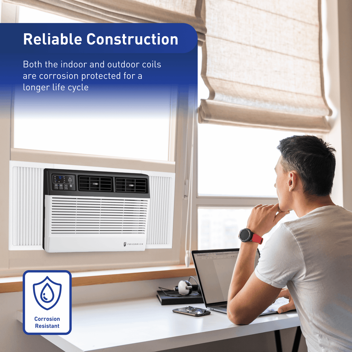 Friedrich Chill Premier 10,000 BTU 115V Smart Window Air Conditioner - Cool Only
