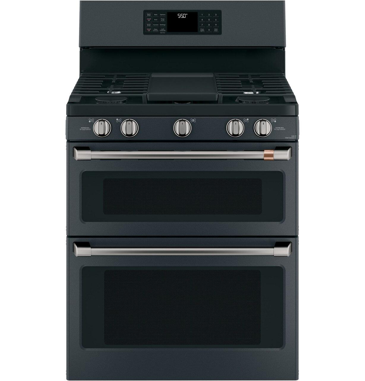 Café™ 30" Smart Free-Standing Gas Double-Oven Range with Convection