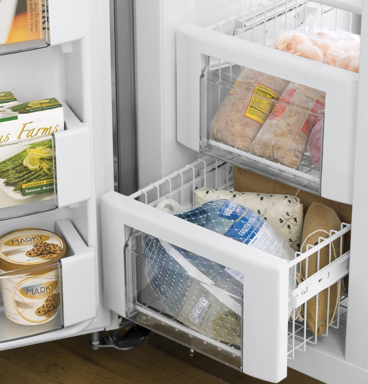 GE Profile™ 48" Smart Built-In Side-by-Side Refrigerator with Dispenser
