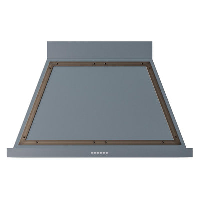 ILVE UANB40BGB Nostalgie Noblesse 40 inch Range Hood (Blue Grey, Burnished)