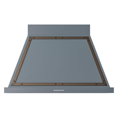 ILVE UANB40BGB Nostalgie Noblesse 40 inch Range Hood (Blue Grey, Burnished)