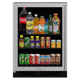 24-In Built-In High-Capacity Beverage Center with Door Swing - Left