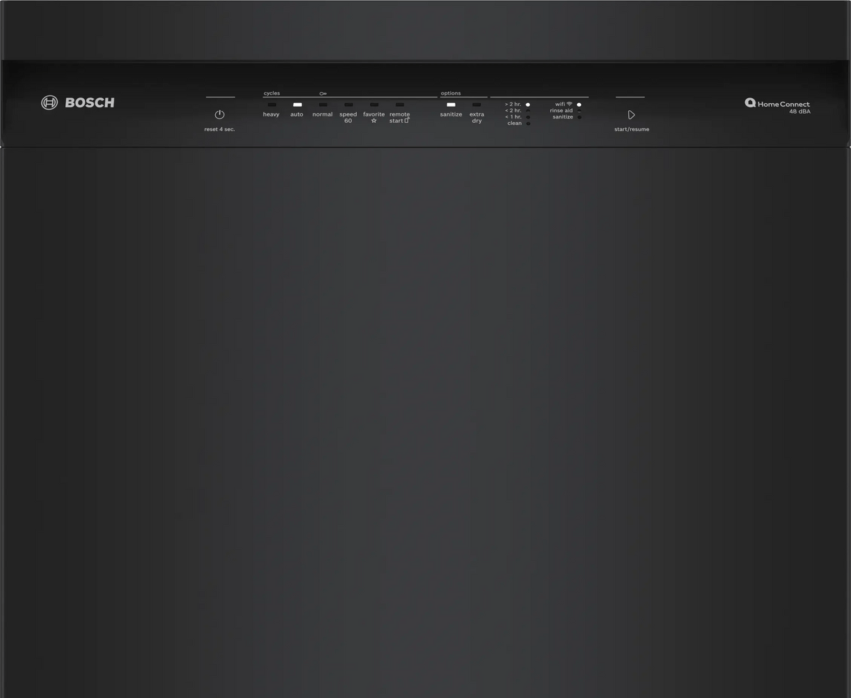 100 Plus Dishwasher 24" Black
