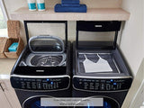 6.0 cu ft. Smart Washer with Flexwash in Black Stainless Steel