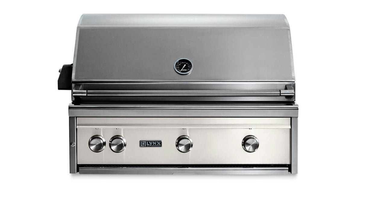 36" Built-In Grill - All Trident™ w/ Rotisserie - Glacier