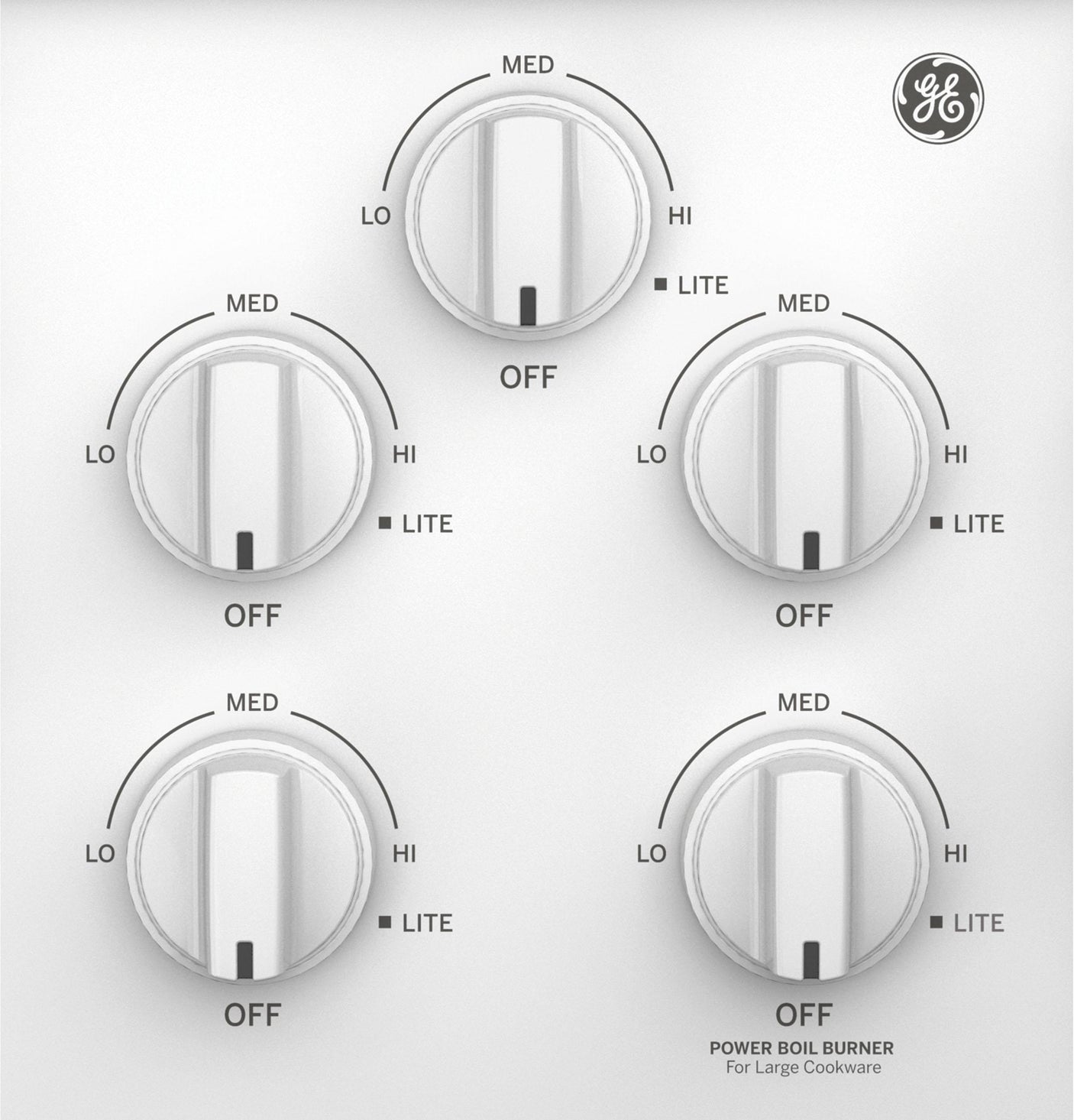 GE® 36" Built-In Gas Cooktop with Dishwasher-Safe Grates