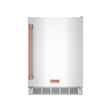 Gordon Ramsay Collection 24 Inch Outdoor Undercounter Beverage Cooler In Stainless Steel/rose Gold