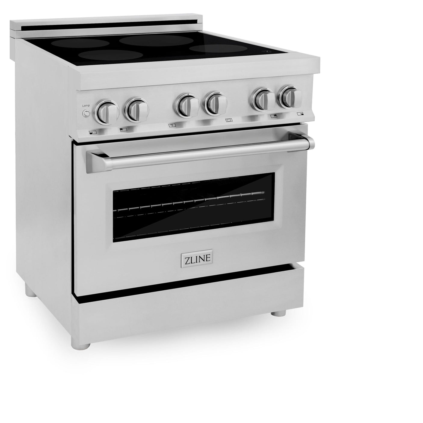 ZLINE 30" 4.0 cu. ft. Induction Range with a 4 Element Stove and Electric Oven in Stainless Steel (RAIND-30) [Color: Stainless Steel]