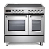 Verona VUFSEE365DSS 36 inch Ultima Double Oven Electric Range with 5 Radiant Elements, 4.1 cu. ft. Total Oven Capacity (Stainless Steel)