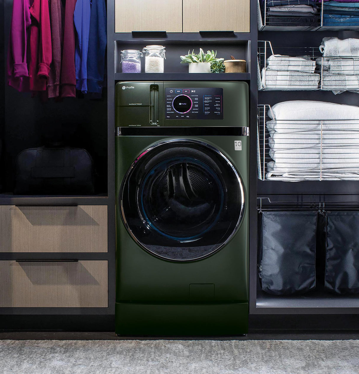 GE Profile™ ENERGY STAR® 4.8 cu. ft. Capacity UltraFast Combo with Ventless Inverter Heat Pump Technology Washer/Dryer