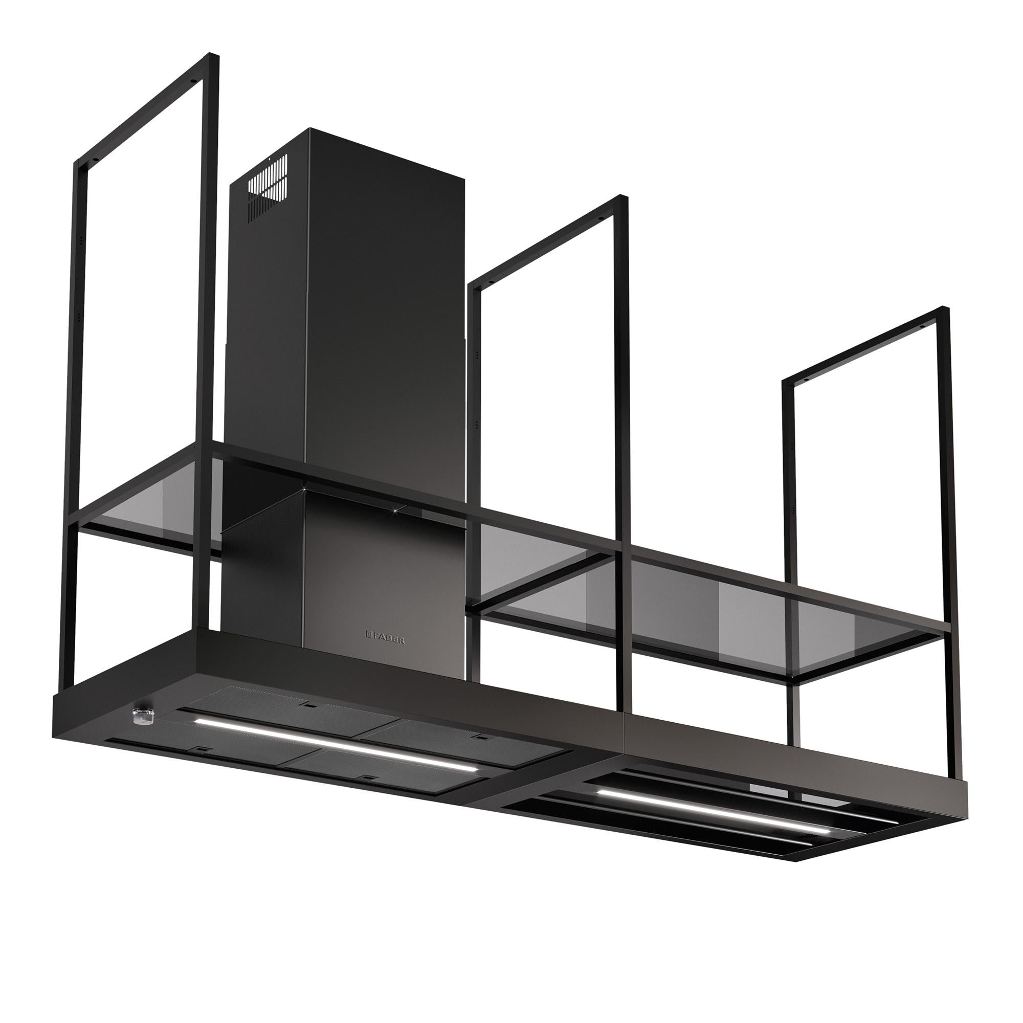 T-Shelf 70" Matte Black 600 CFM