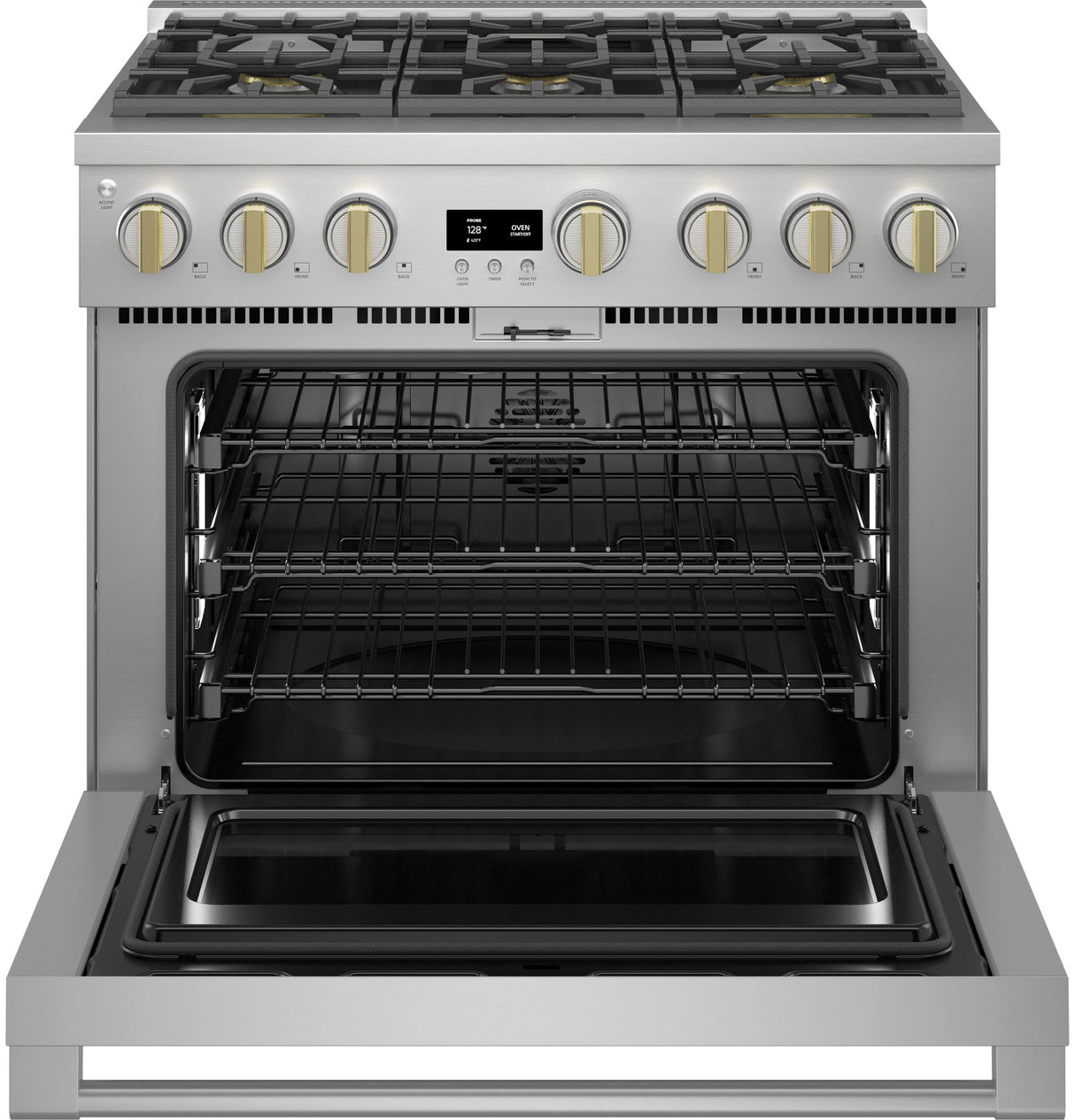 Monogram 36" Dual-Fuel Professional Range with 6 Burners