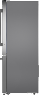 100 Series, free-standing fridge-freezer with freezer at bottom, Brushed steel (with anti-fingerprint), Total No Frost