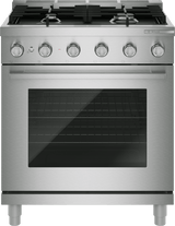 500 Series, Dual fuel freestanding range, 30'', Stainless steel