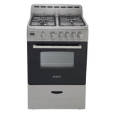 Avanti 24" Gas Range - Black