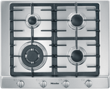 KM 2012 G Stainless steel - Gas cooktop with a mono wok burner for special applications.