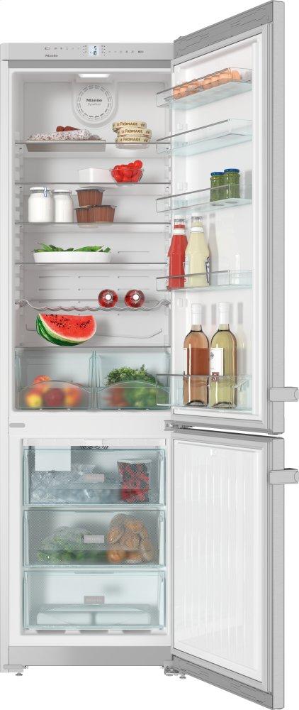 KFN 13923 DE edt/cs - Freestanding fridge-freezer with convenient interior cabinet and IceMaker for fresh ice cubes any time.