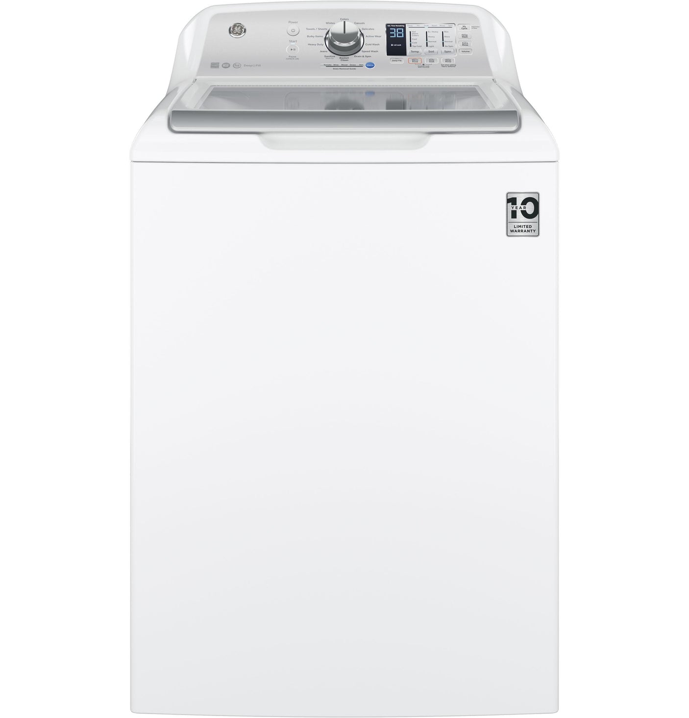 GE® 4.6 cu. ft. Capacity Washer with Stainless Steel Basket