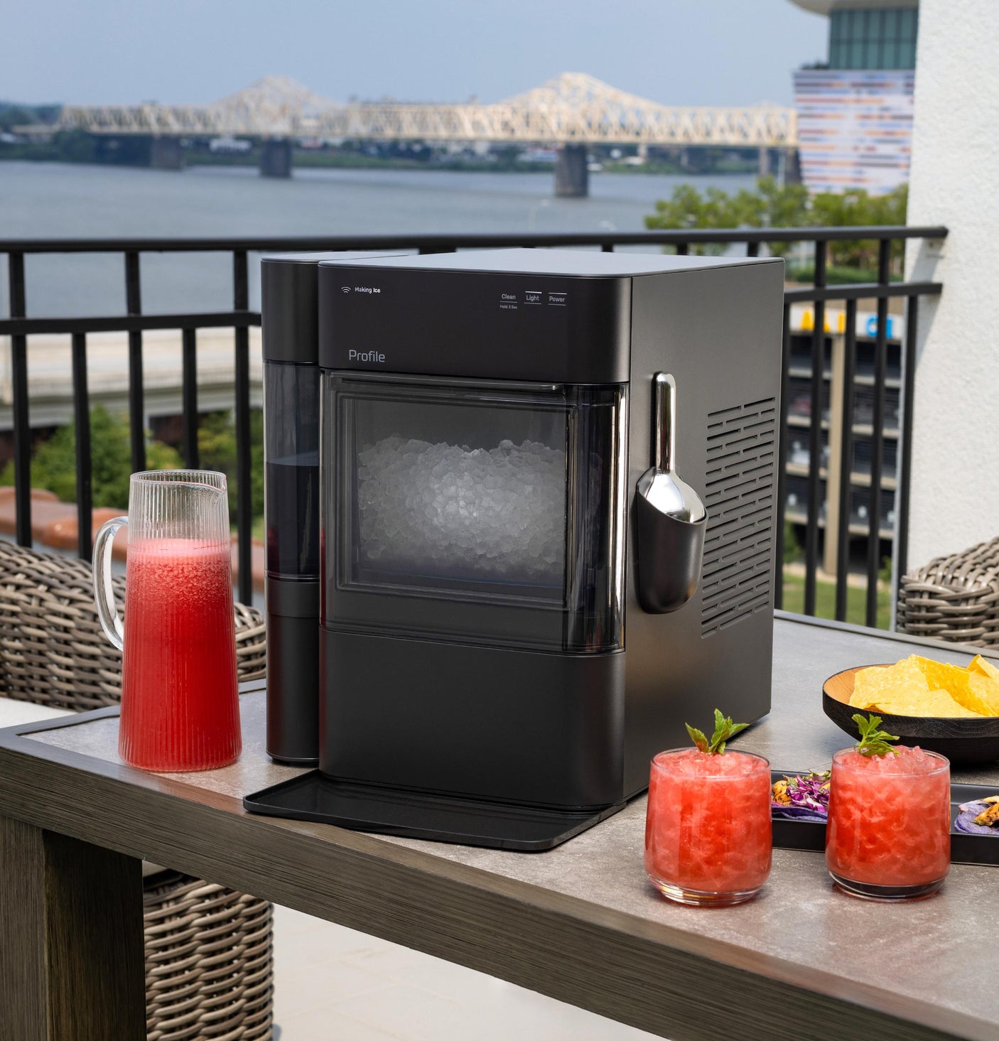 GE Profile™ Opal™ 2.0 Ultra Nugget Ice Maker with Side Tank and Scale Inhibiting Filter