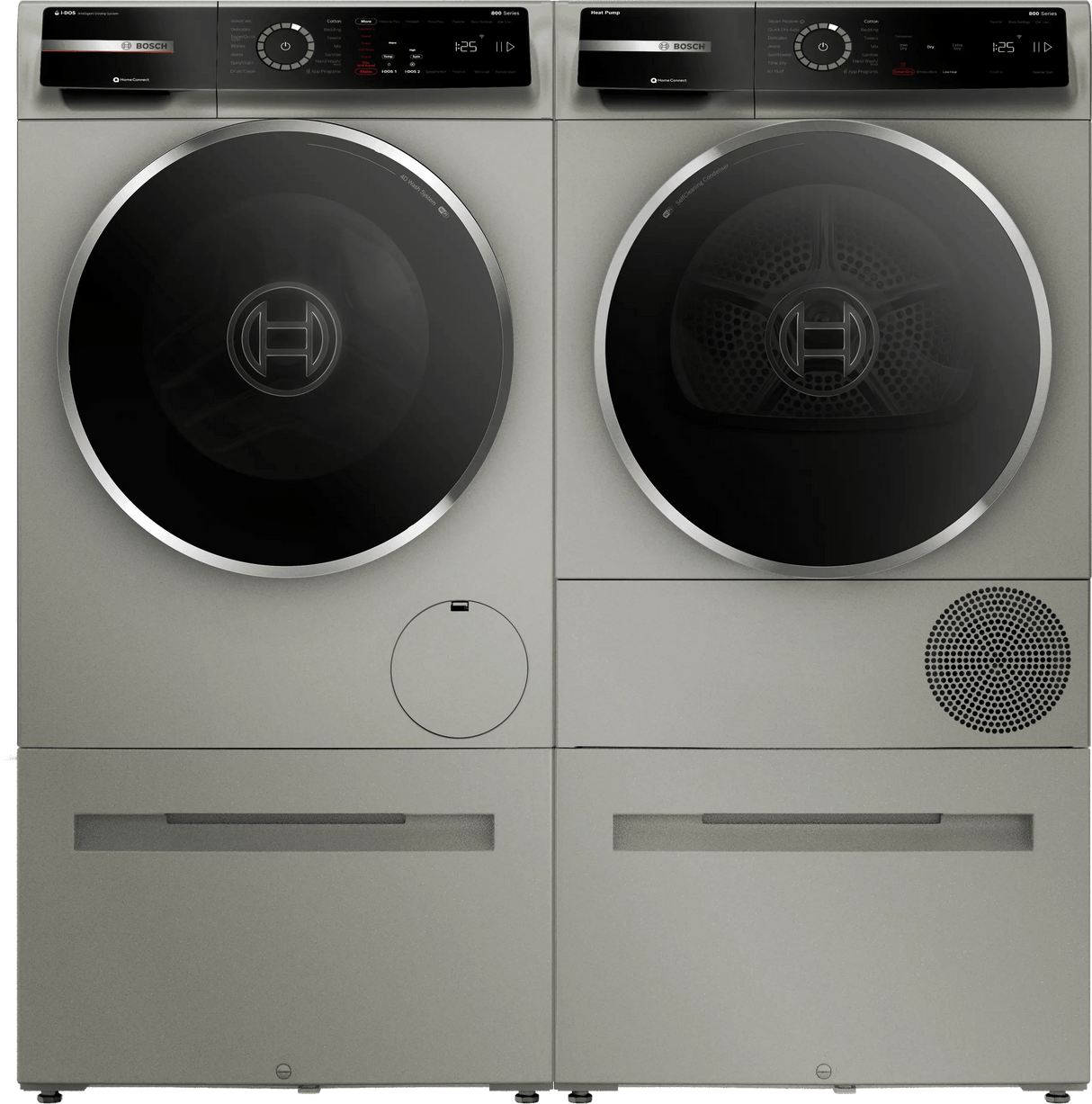 800 Series Compact Washer , Pearl Steel