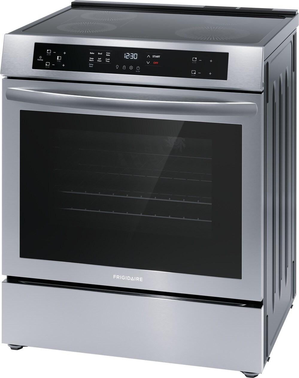 30" Front Control Induction Range with Convection Bake