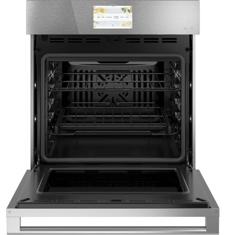 Café™ 27" Smart Single Wall Oven with Convection in Platinum Glass