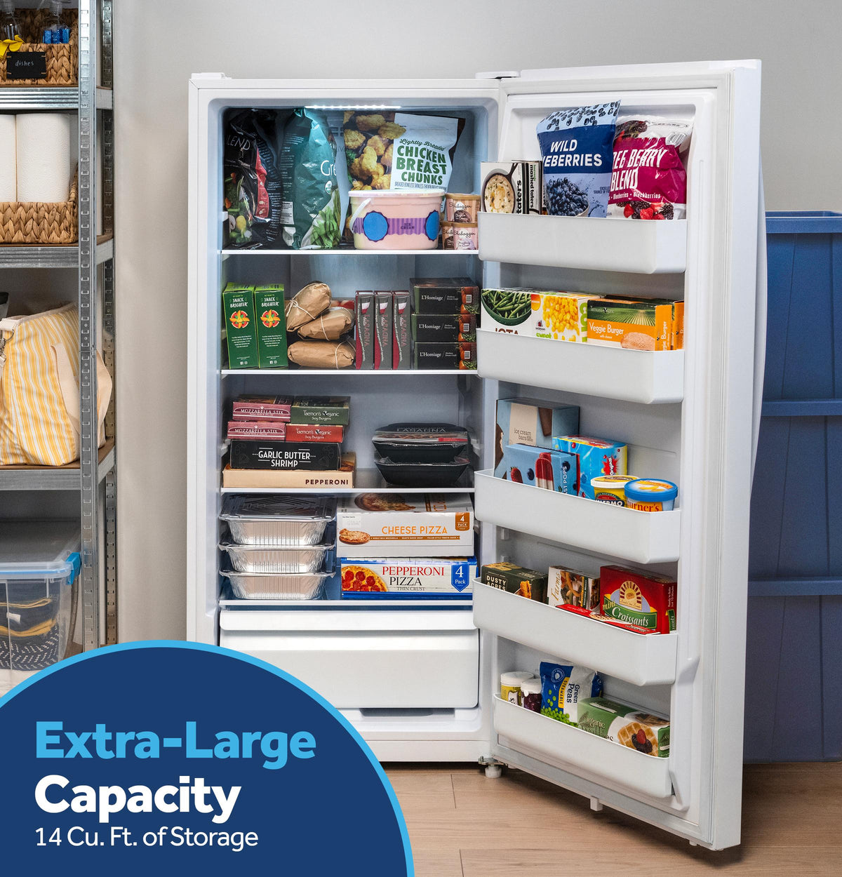 GE® 14.3 Cu. Ft. Garage Ready Convertible Upright Freezer